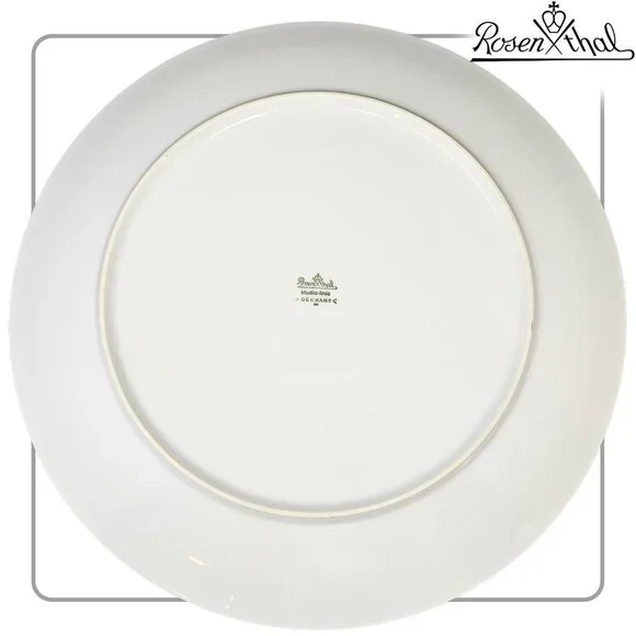 Rosenthal Blue Roses Large Plate - Picture 2 of 2